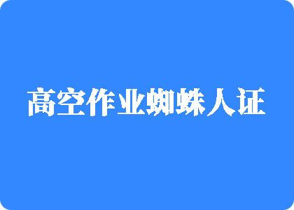 我看操大逼每日高空作业蜘蛛人证